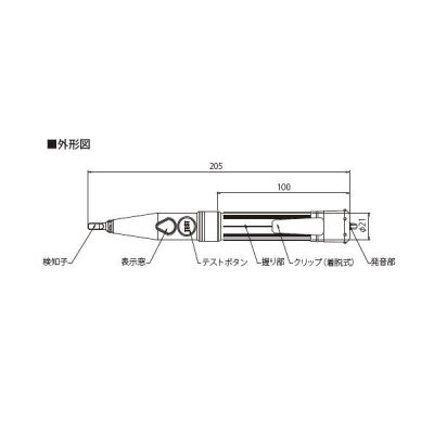 関東〜九州 送料無料！ ☆新品☆ 長谷川電機　検電器　ＨＳＥ－７Ｔ1