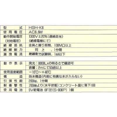 関東〜九州 送料無料！ ☆新品☆ 長谷川電機　検電器付き高圧カットアウト操作棒　ＨＳＨ－Ｋ６