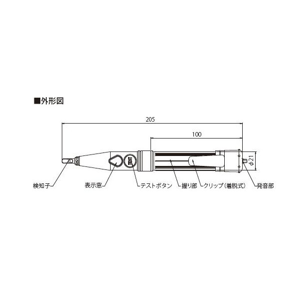 関東〜九州 送料無料！ ☆新品☆ 長谷川電機　検電器　ＨＳＥ－７Ｇ